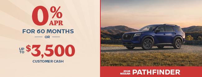 2026 Nissan Pathfinder offer