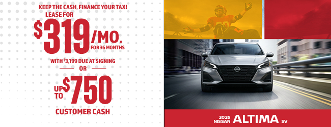 2026 Nissan Altima SV offer