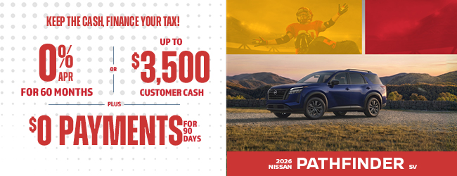 2026 Nissan Pathfinder offer