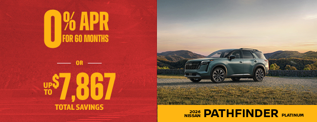 2026 Nissan Pathfinder offer