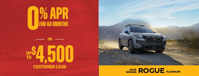 2026 Nissan Rogue offer