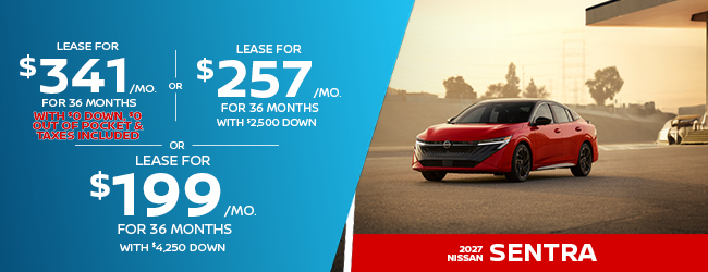 2026 Nissan Sentra offer